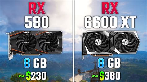 a580 vs rx 6600.